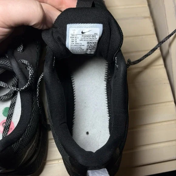 Nike Juniper Trail 3 Lightweight Women's Size 9 Black Gray Running Shoes EUC - Picture 5 of 9